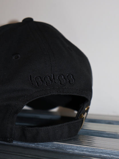 LeeLoo Original Logo Cap Design by Paul Nicholson 【Black × Black】
